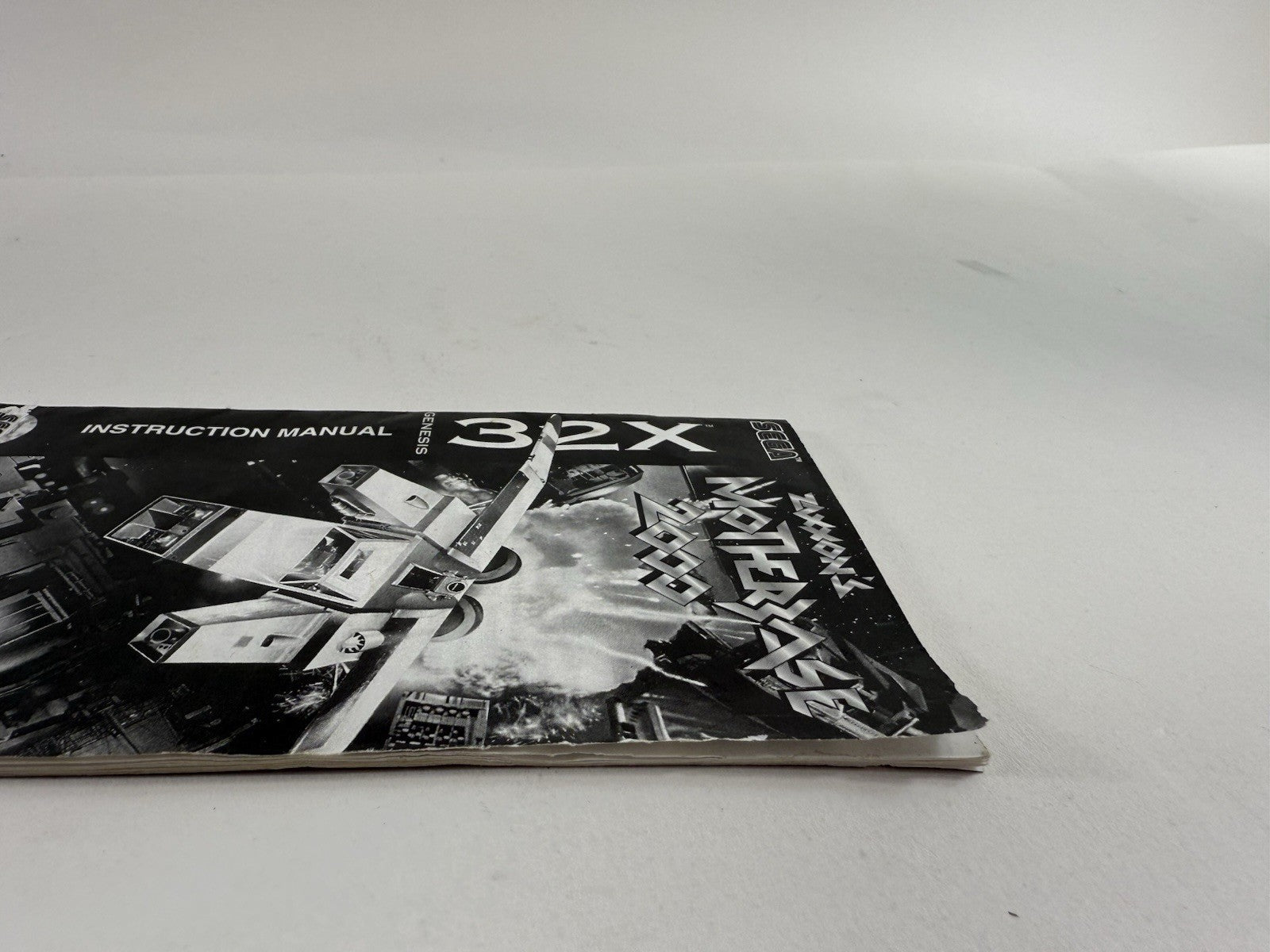 Zaxxon's Motherbase 2000 (Sega Genesis 32X, 1995) Instructional Manual 84512