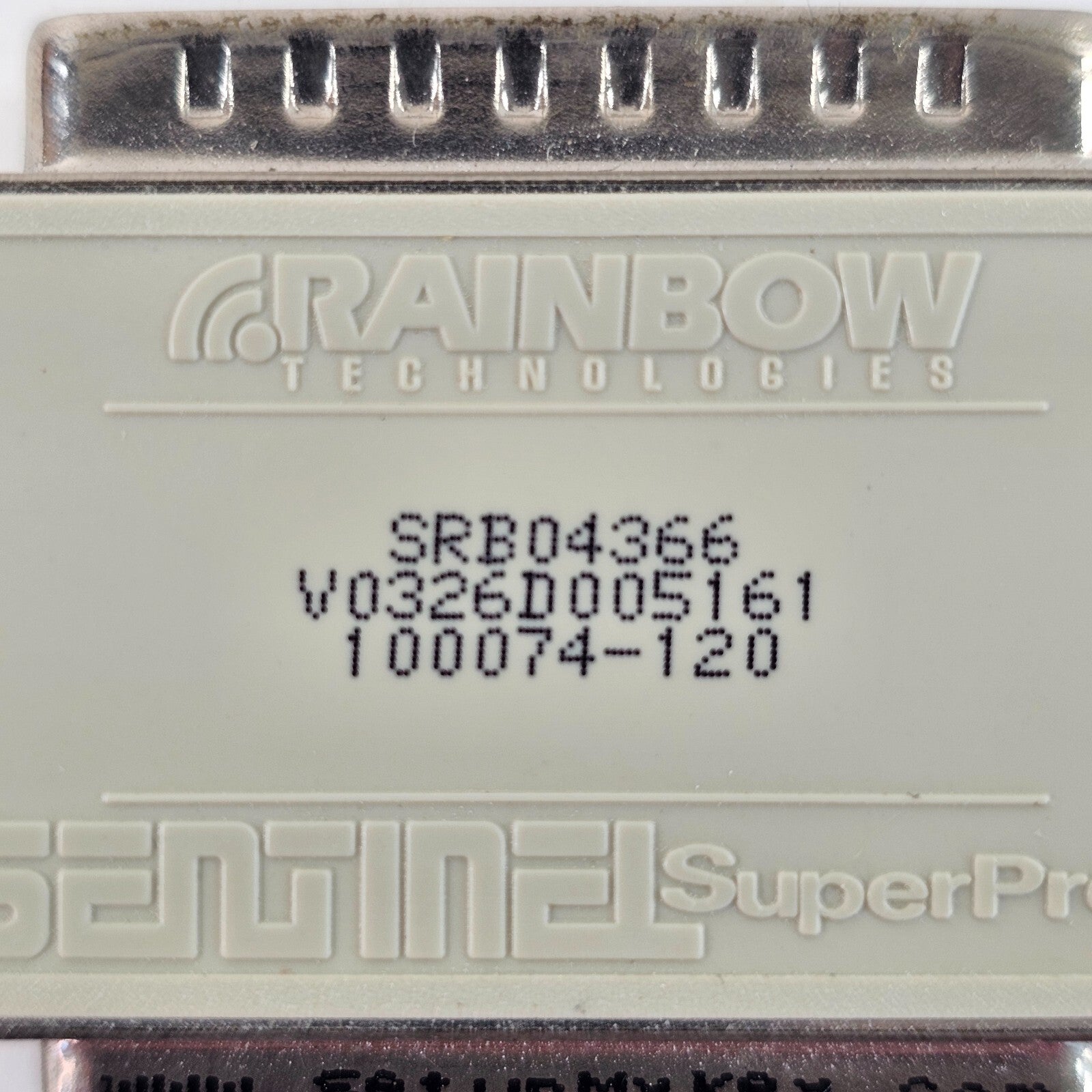 Rainbow Technologies Sentinel SuperPro Parallel Port Security Adapter SRB04366