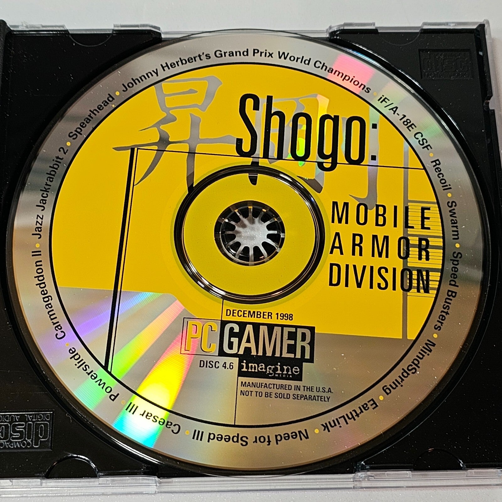 PC Gamer Demo Disc 4.6 - December 1998 Shogo Need for Speed + more