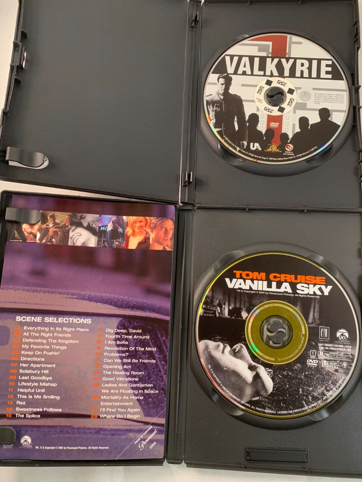 Mission: Impossible 1/2/3/Ghost Protocol/Valkyrie/Vanilla Sky (11 movie bundle)