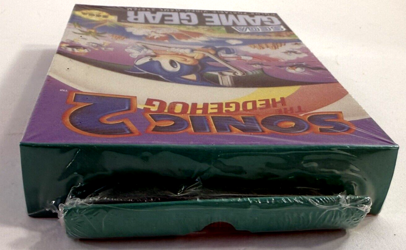 Sonic the Hedgehog 2 (Sega Game Gear, 1992) New, Factory Sealed