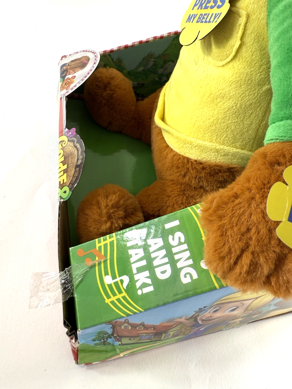 Just Play 2016 Goldie And Bear Bear’s Fairytale Sing Along Plush - New - Tested