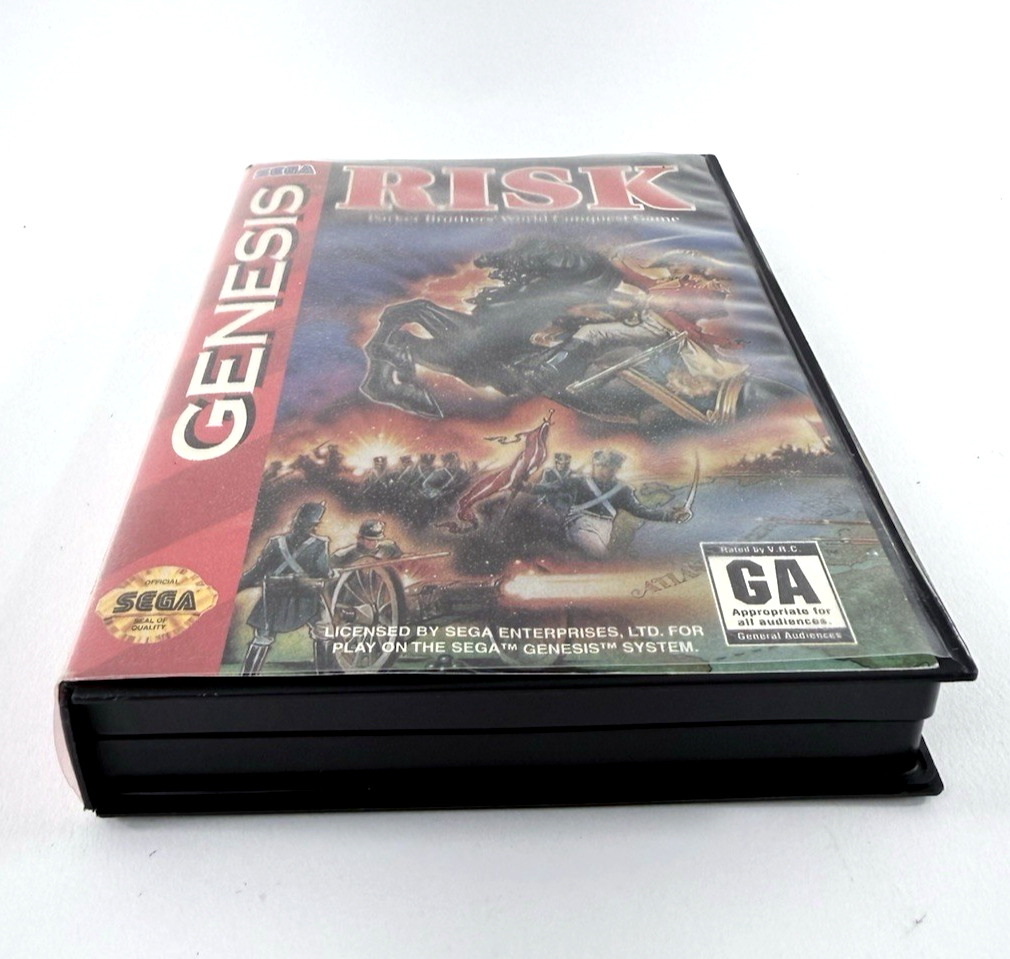 Risk (Sega Genesis, 1994) Game, Case and Manual - Tested and Working