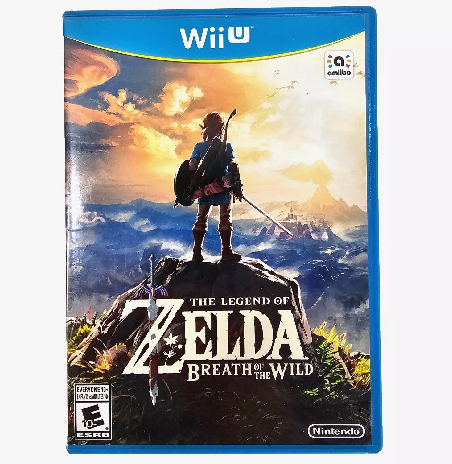 The Legend of Zelda: Breath of the Wild (Wii U, 2017) Game Case Manual - Tested