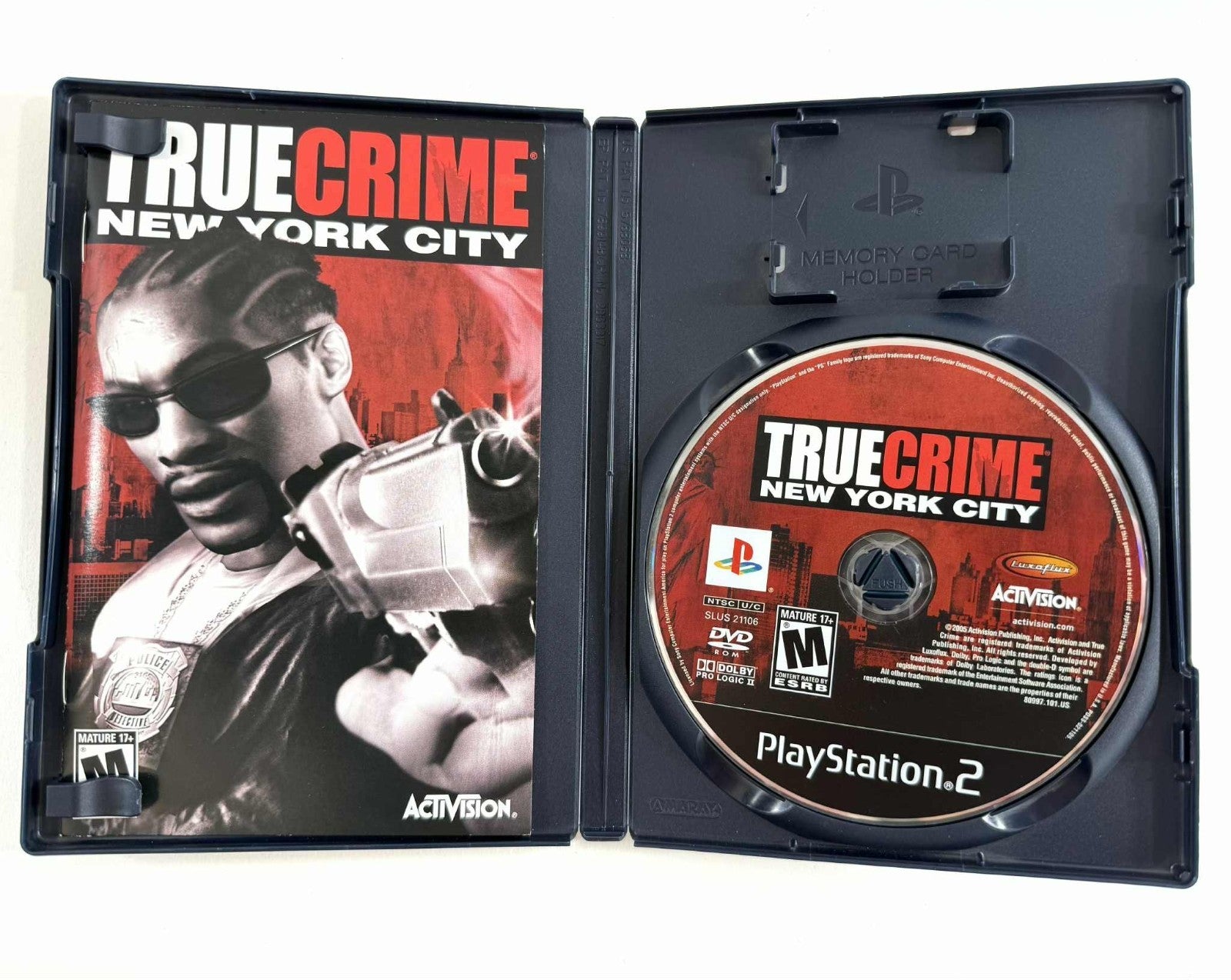 True Crime: New York City (Sony PlayStation 2, 2005) Game Case Manual - Tested