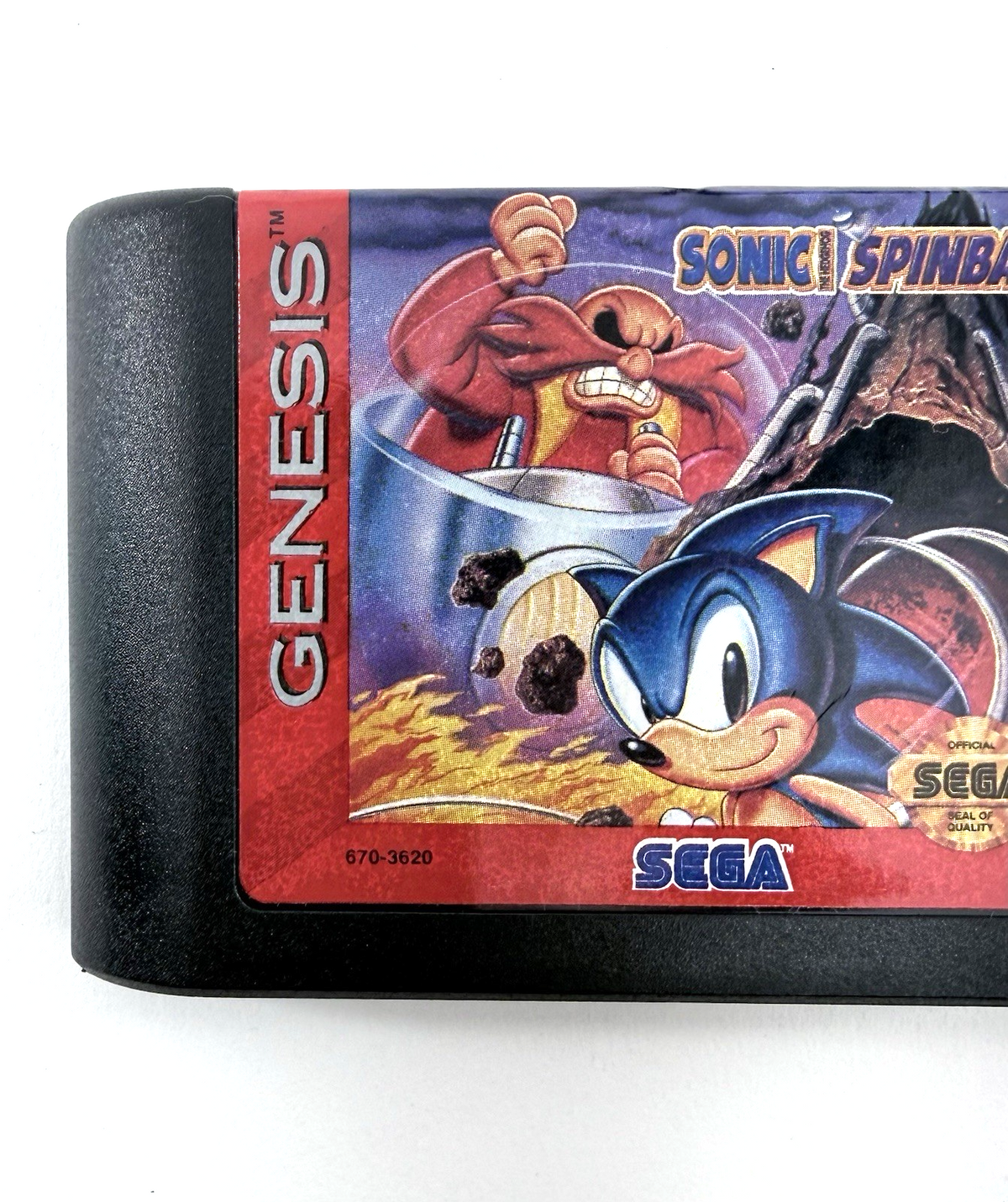 Sonic Spinball (Sega Genesis, 1993) Game Case Manual Insert - Tested and Working