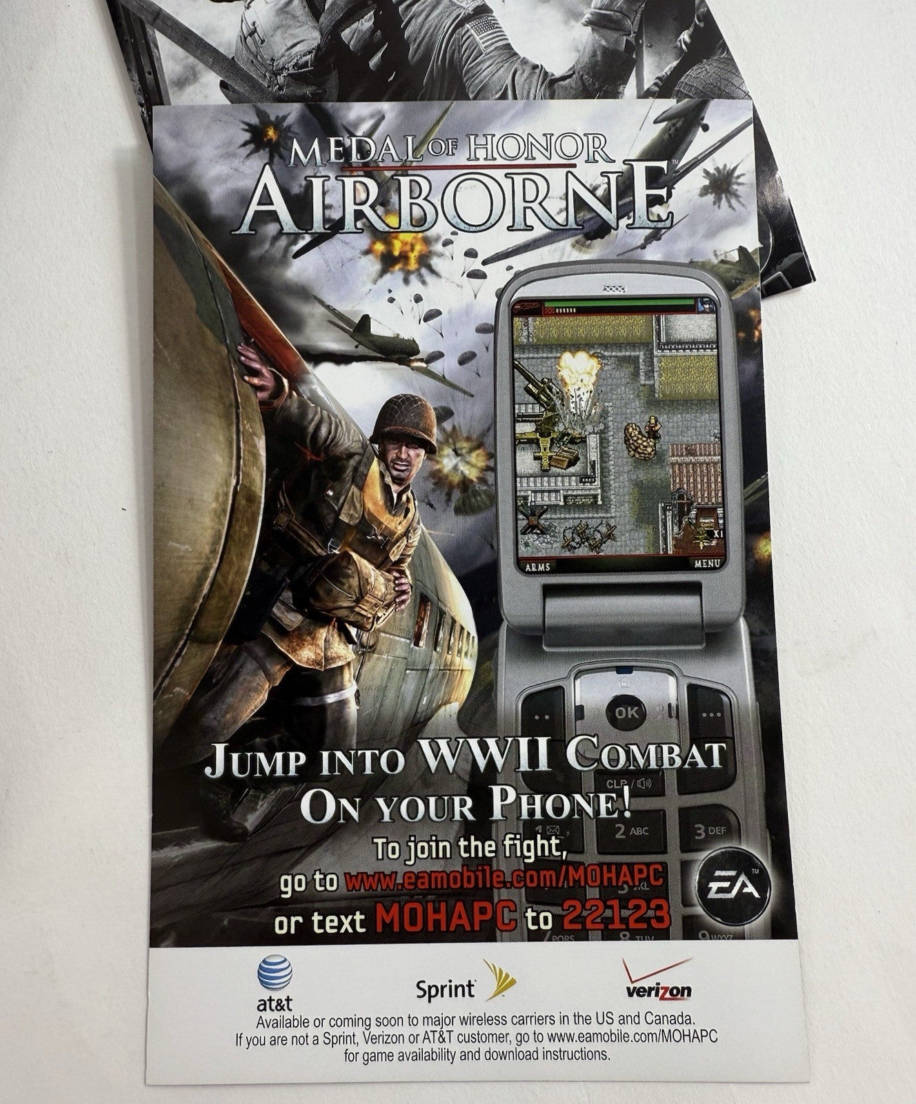 Medal of Honor: Airborne (PC DVD, 2007) Game, Case, Manual, and Insert