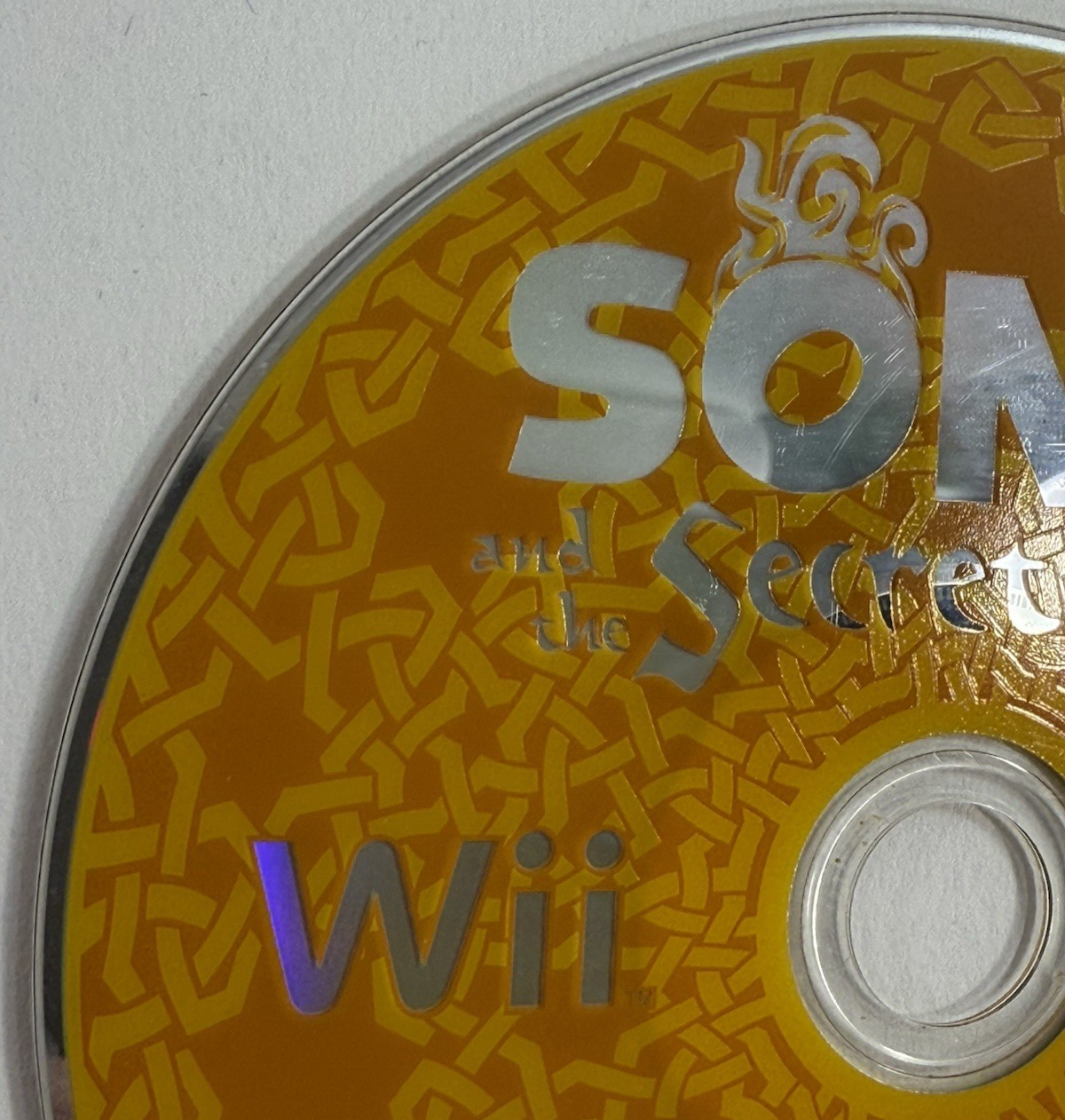 Sonic and the Secret Rings (Nintendo Wii, 2007) Game Disc - Tested and Working