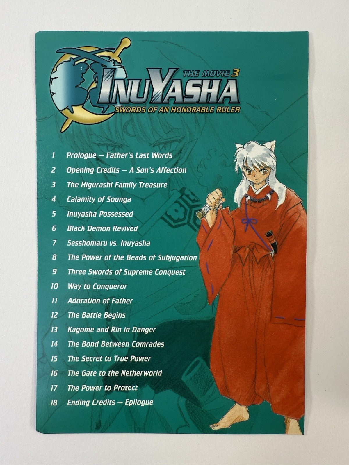 InuYasha: Movie 3 Swords of an Honorable Ruler (DVD, 2003) with Insert - Tested
