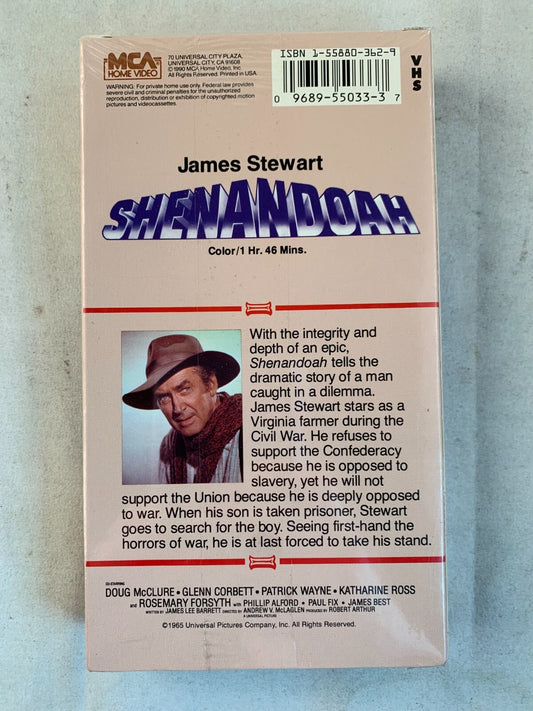Shenandoah (VHS, 1990) NEW