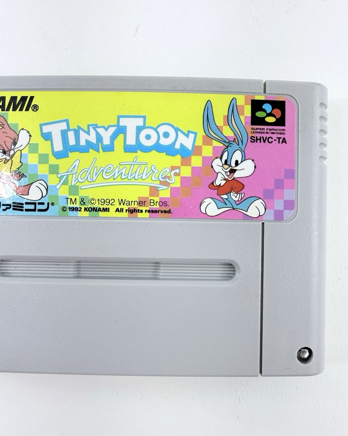 Tiny Toon Adventures (Super Famicom, 1992) Game Cartridge - Tested