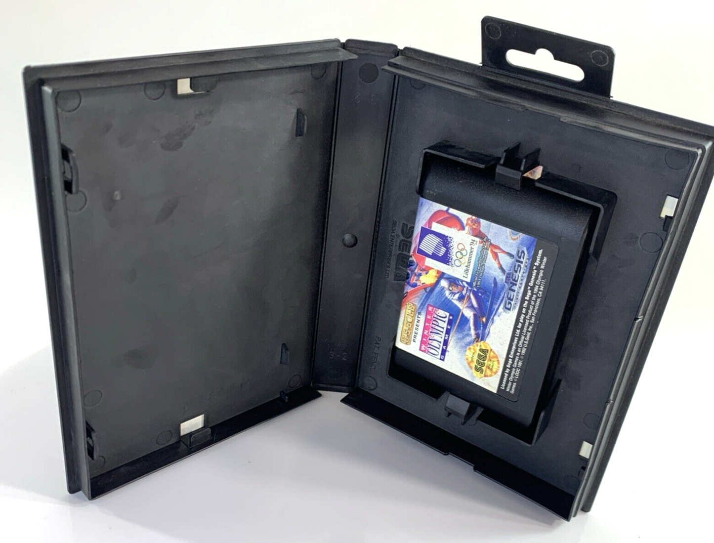 The XVII Olympic Winter Games Lillehammer  (Sega Genesis, 1993) Game and Case