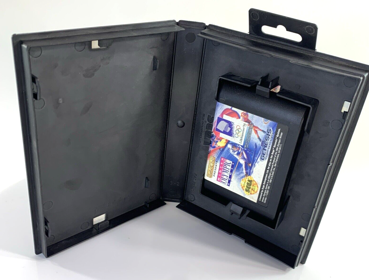 The XVII Olympic Winter Games Lillehammer  (Sega Genesis, 1993) Game and Case