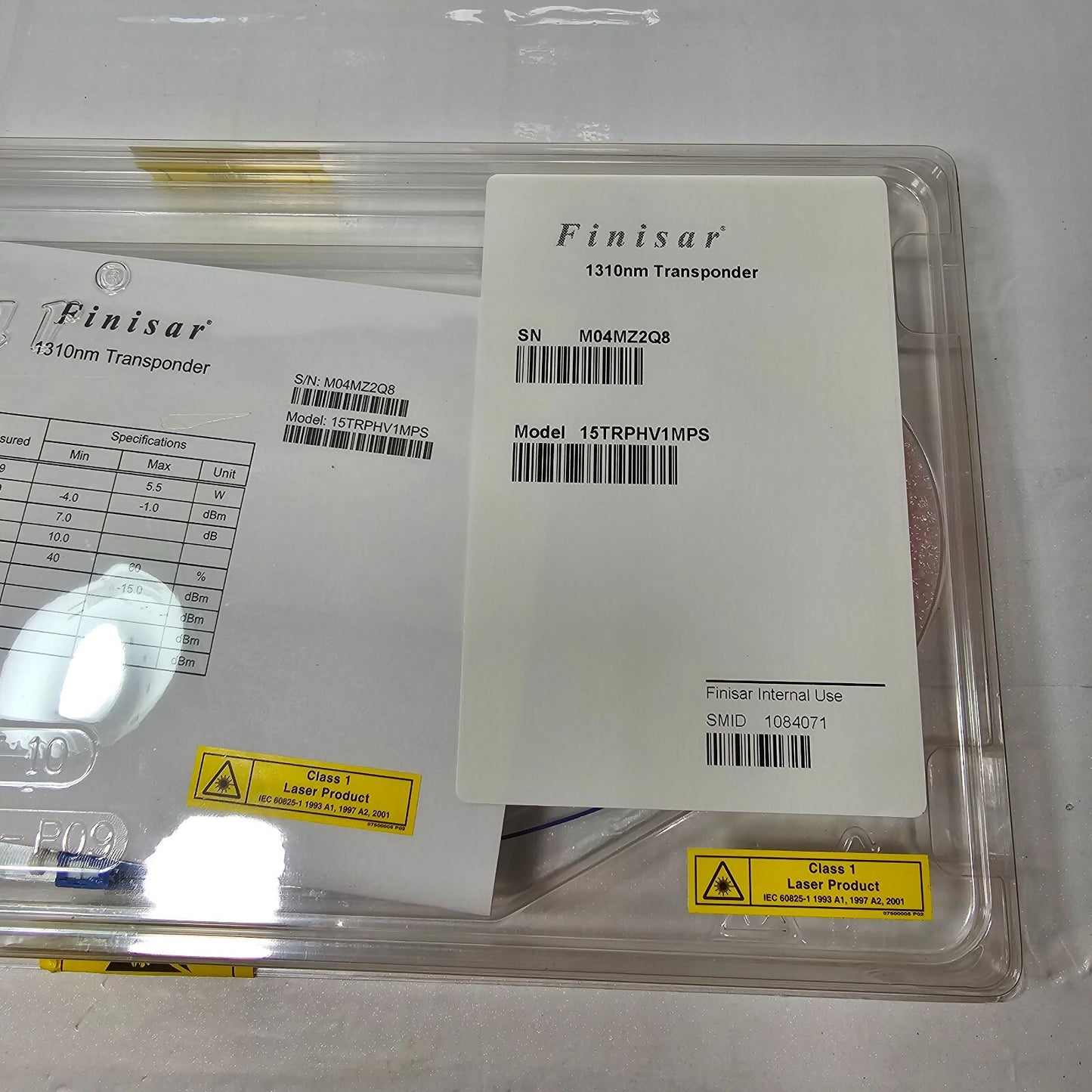 Finisar 1310nm Transponder 15TRPHV1MPS New Sealed