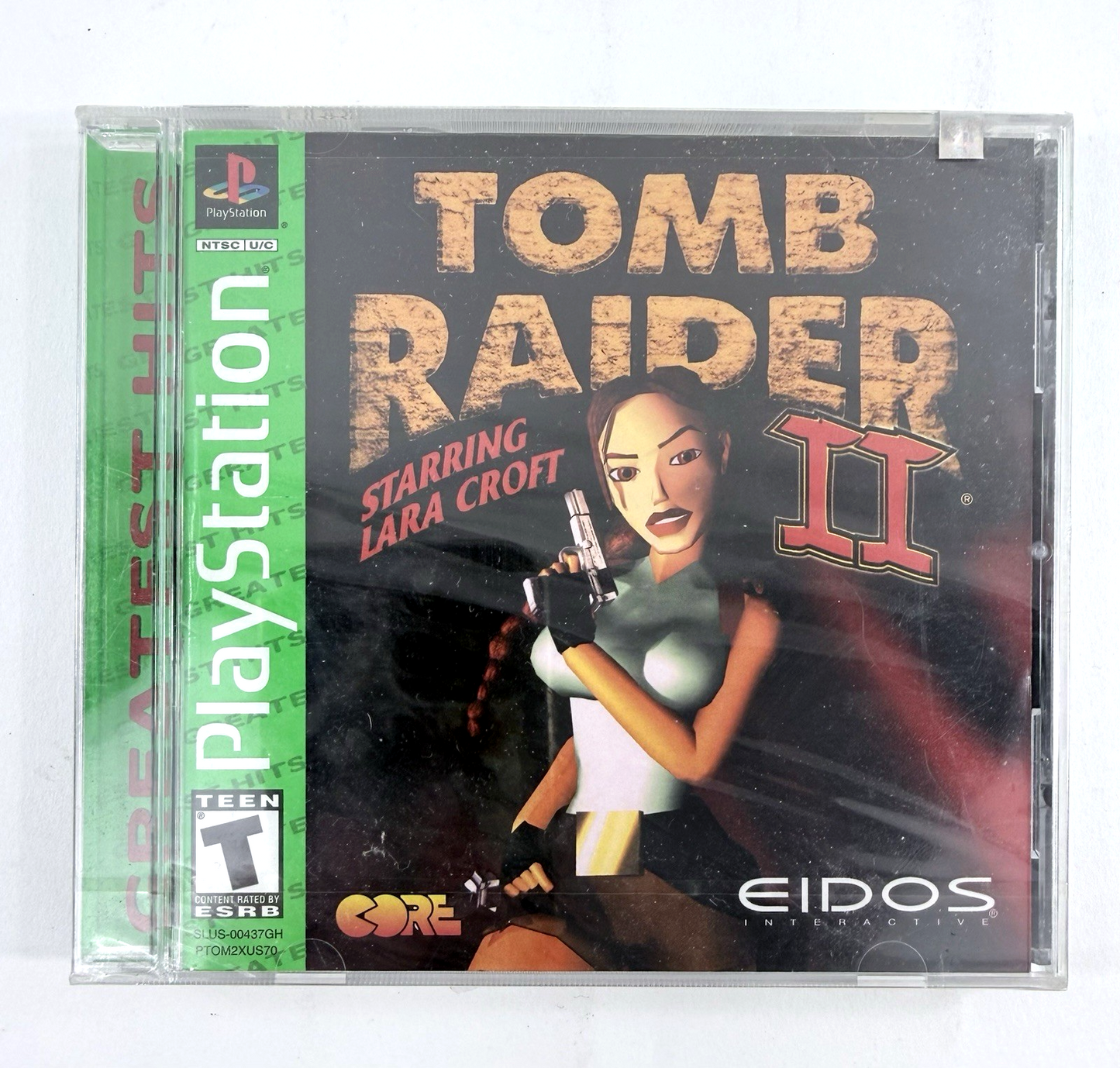 Tomb Raider 2 (Sony PlayStation, 1997) Factory Sealed - Some Wear - Read