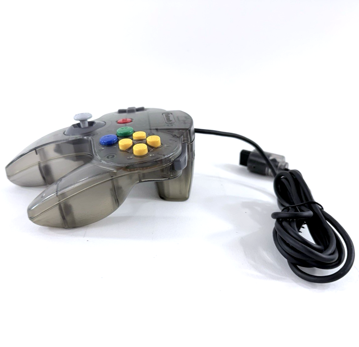 Nintendo 64 Funtastic Smoke Grey NUS-005 Controller - Tested and Working