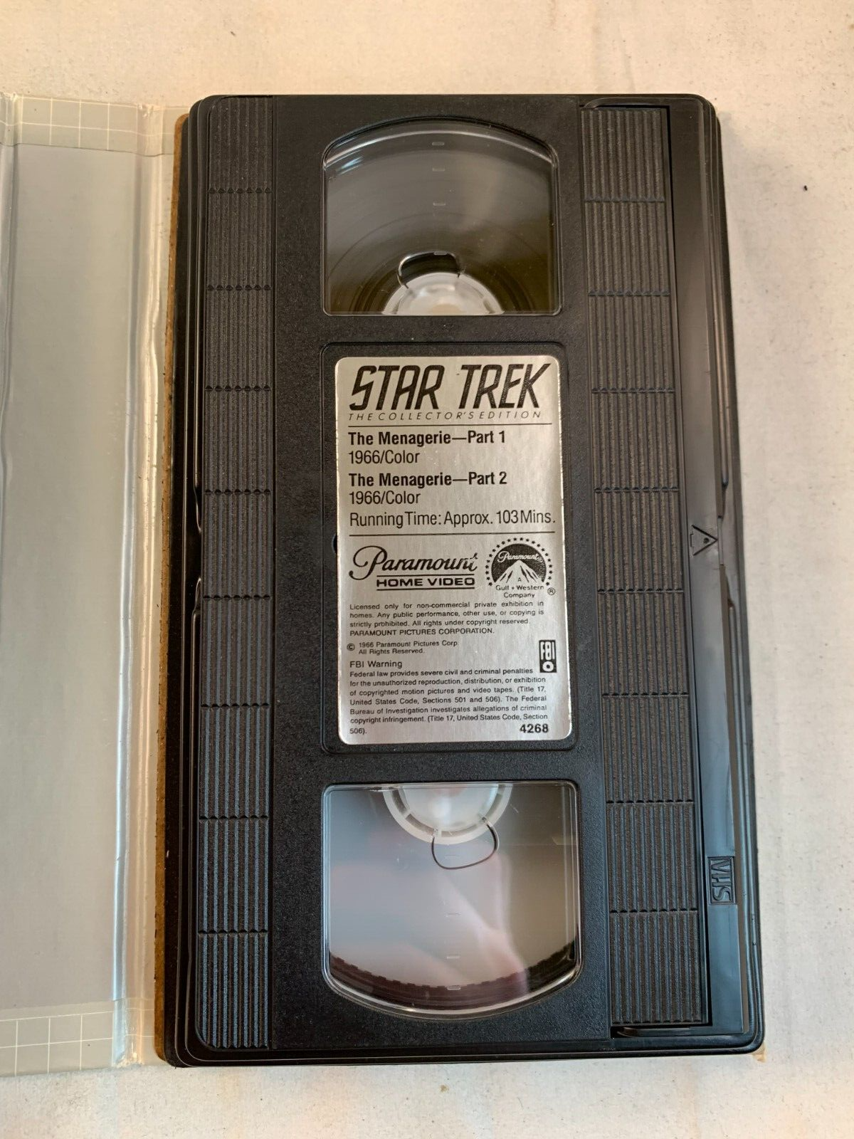 Star Trek The Collector's Edition VHS Lot of 4