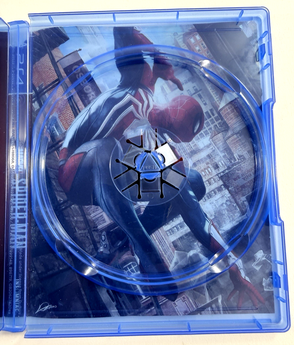 Marvel Spider-Man (PlayStation 4, 2018) Game, Case, Insert - Tested and Working
