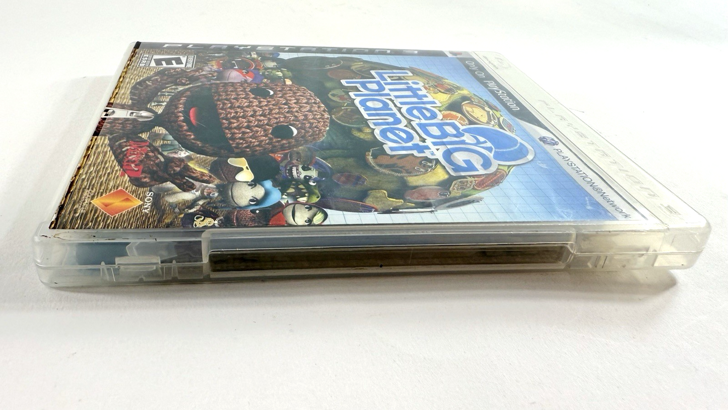 LittleBigPlanet (Sony PlayStation 3, 2008) Game Case Manual Registration Insert