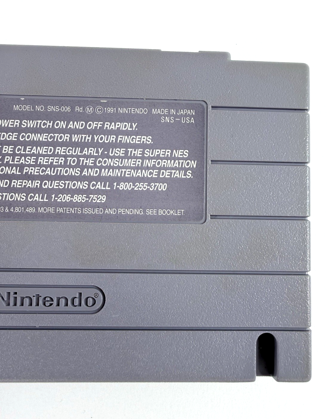 D-Force (Super Nintendo, 1991) Game Cartridge - Tested and Working