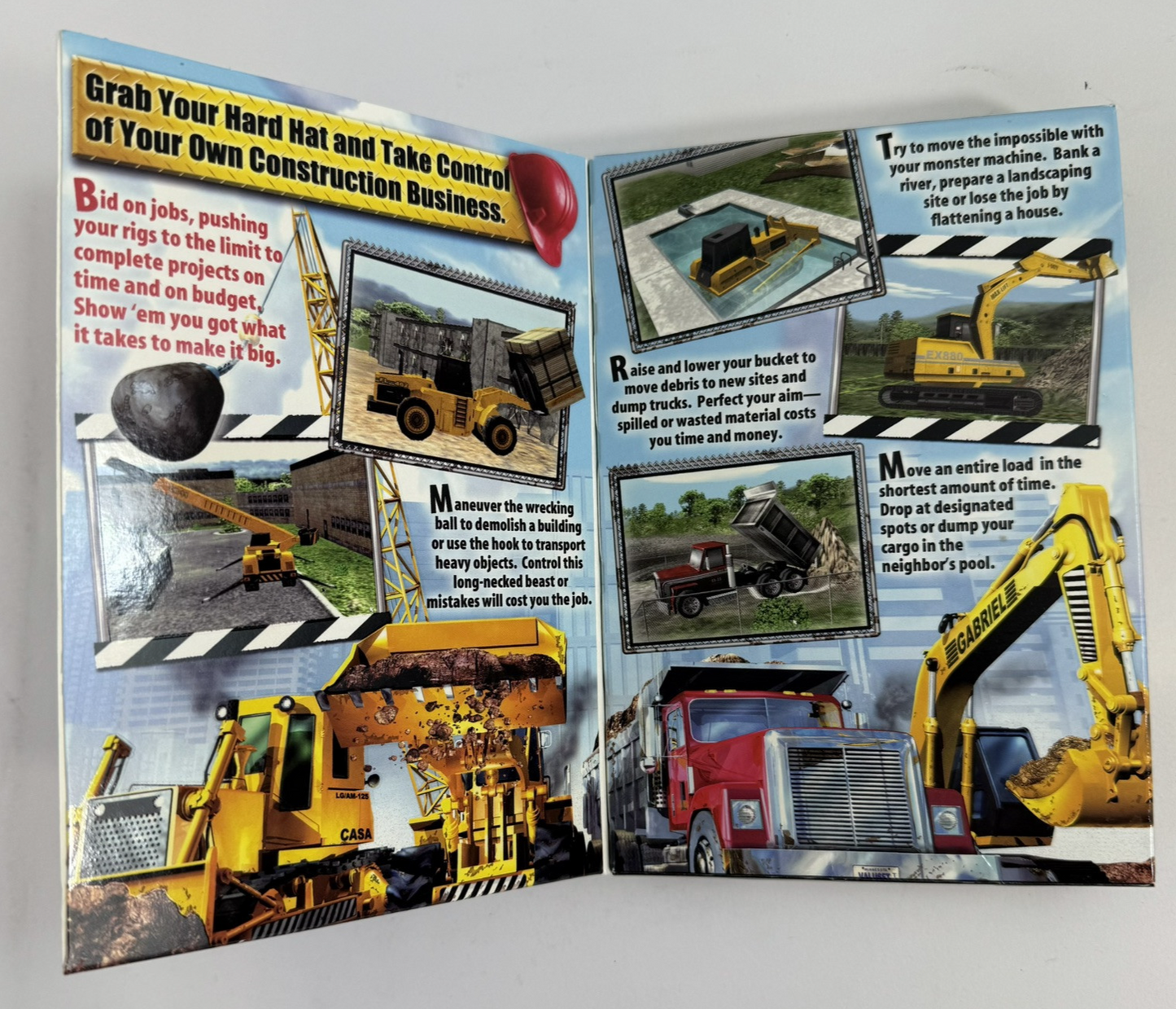 Construction Destruction (PC, 2003) Box Box, Jewel Case, Game Disc, No Manual