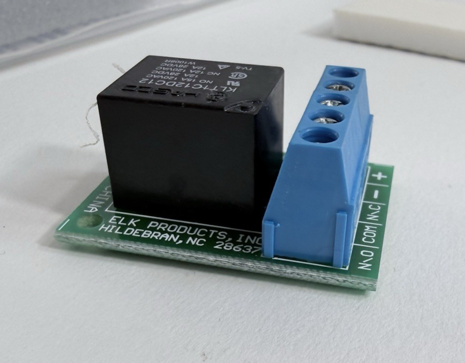 ELK 912 Compact Relay SPDT 12 Volt DC Activation Relay - New, Open Box