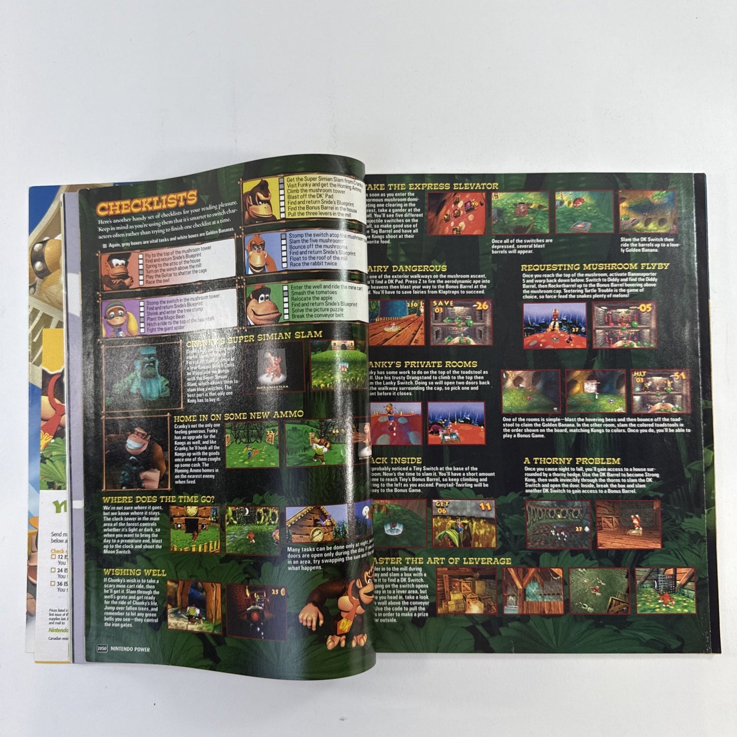 Nintendo Power Magazine Jan. 2000 Vol. 128 Mario Party 2 w/Poster & Comic