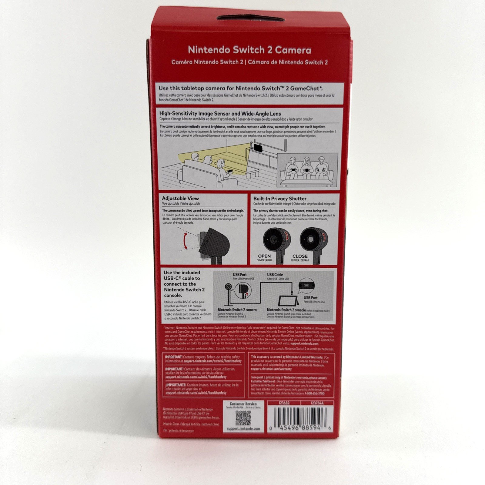 Nintendo Switch 2 USB-C Camera Accessory - New, Factory Sealed