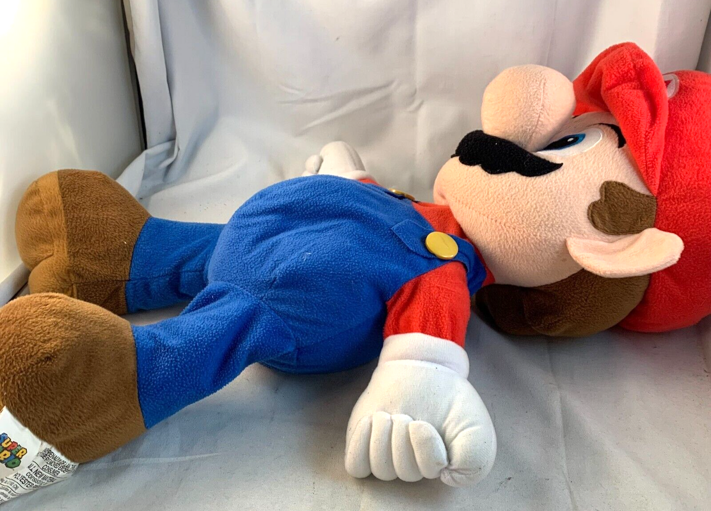 Super Mario Bros 22" Jumbo Mario Nintendo Plush with Back Storage