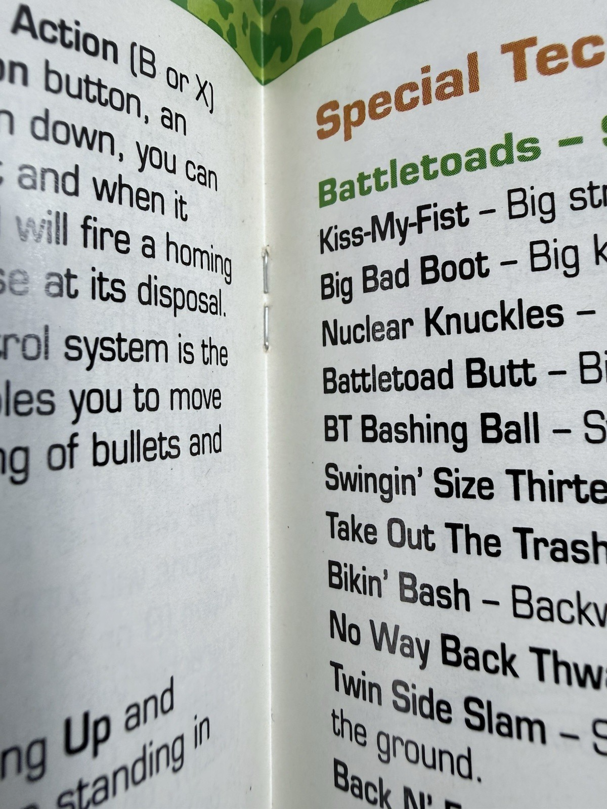 Tradewest 1993 Battletoads & Double Dragon Instruction Manual SNS-UL-USA