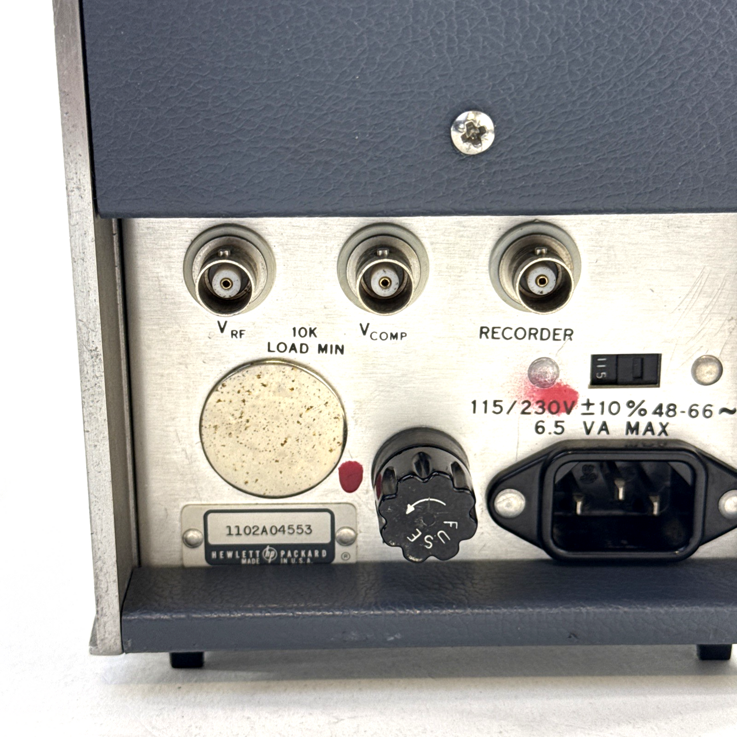 HP Vintage Hewlett Packard 432A Thermistor RF Power Meter - Tested