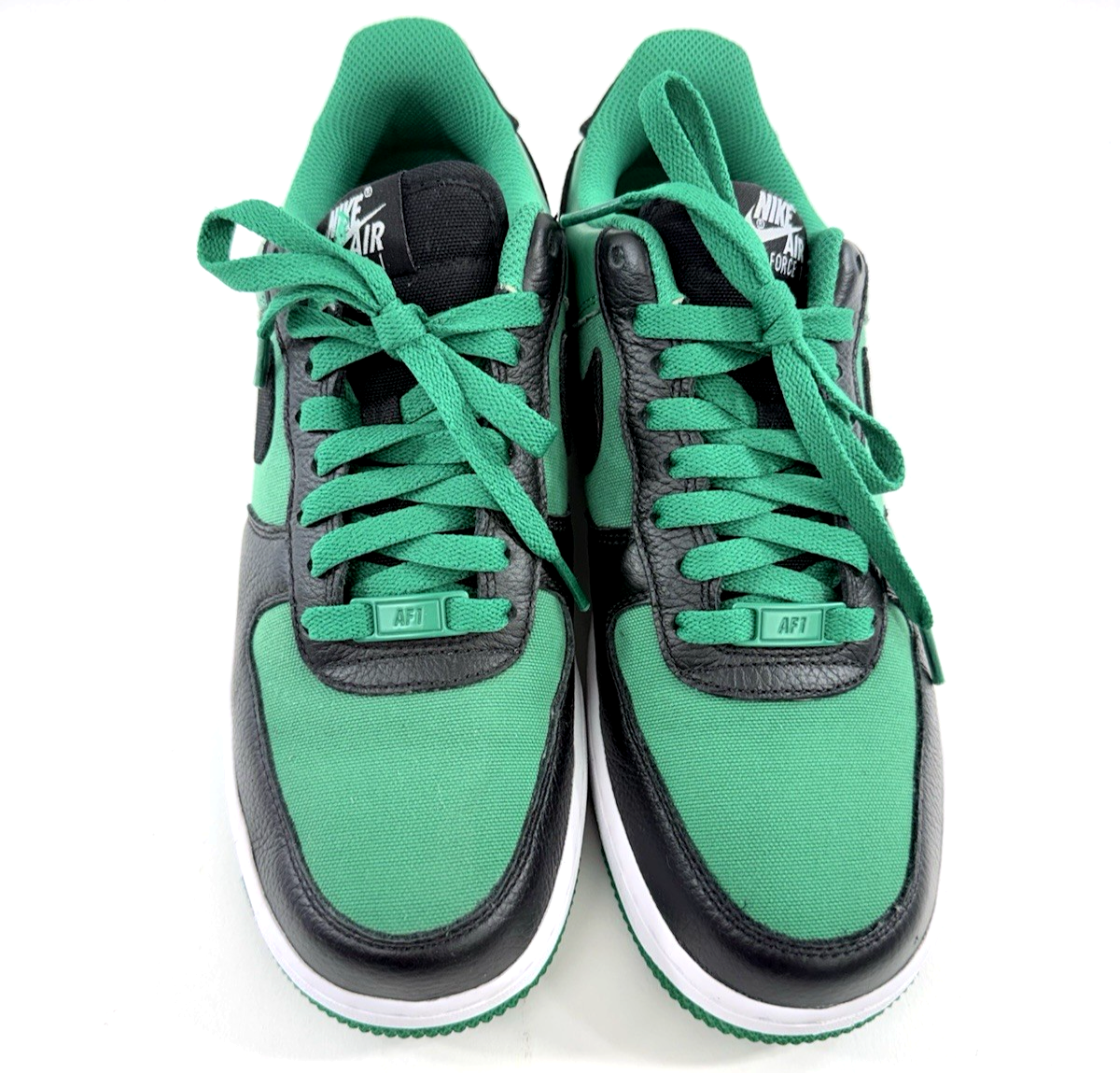 Nike Air Force 1 Low By You Custom DV3907-900 Green/Black US Women's 9 Shoes