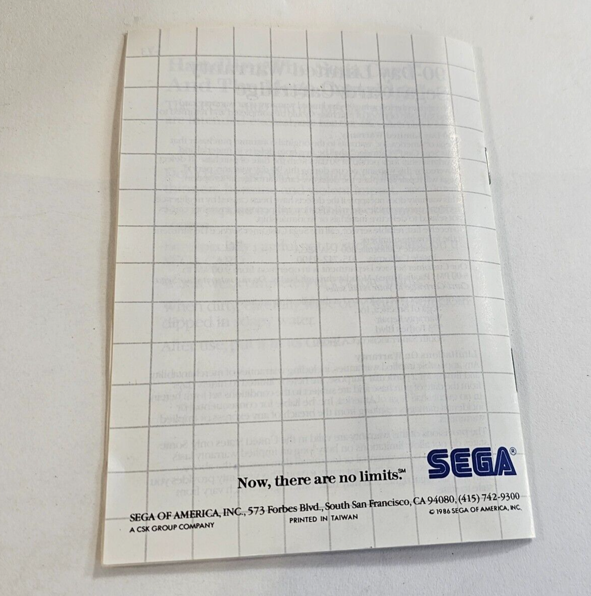 Hang On & Safari Hunt: The Combo Cartridge (Sega Master System, 1986) - Tested