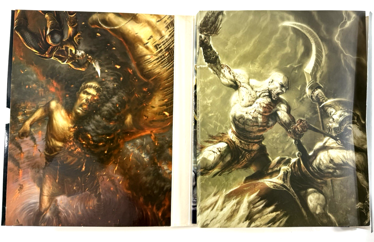 God of War II Limited Edition Strategy Guide, Art Book, Poster -2007, BradyGames