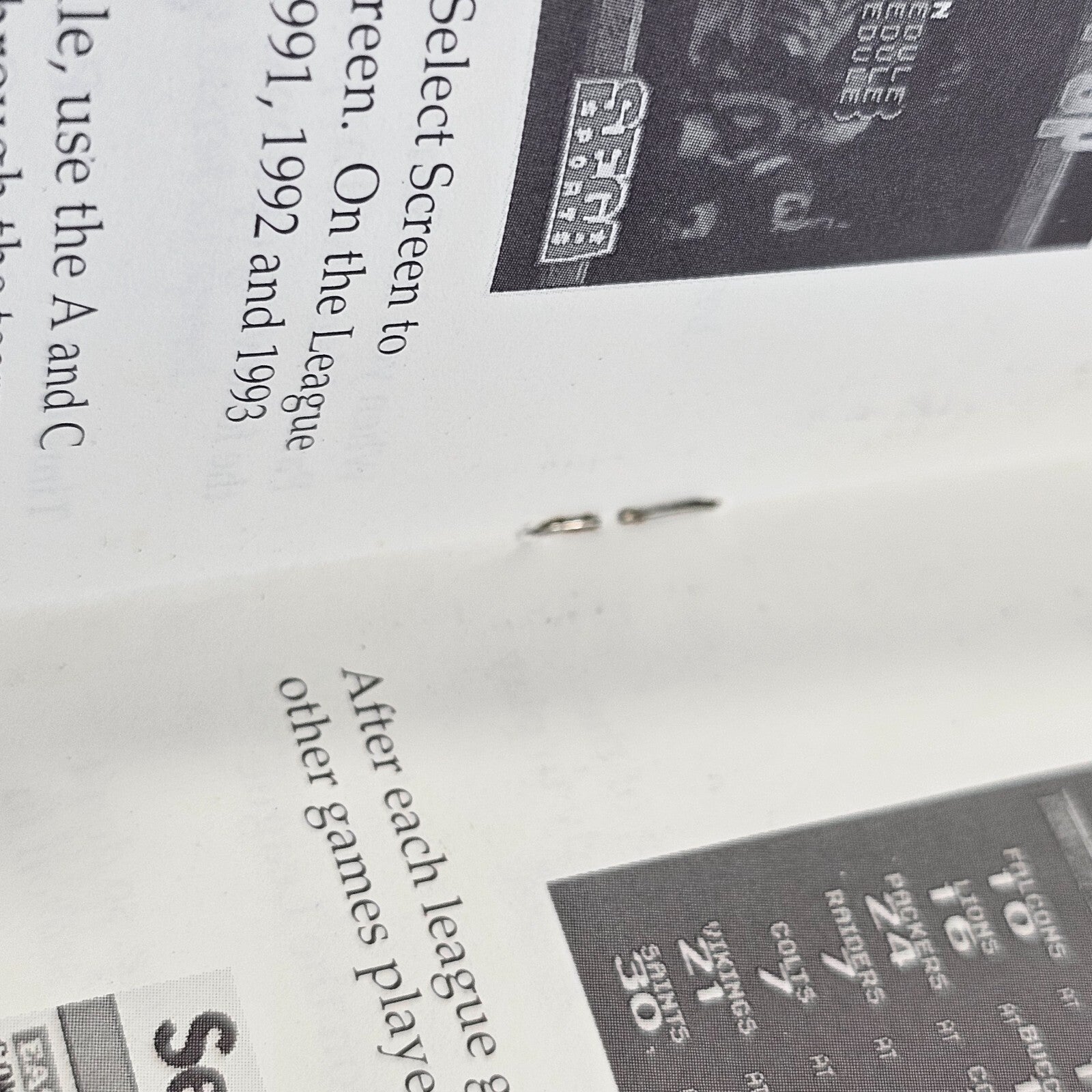 NFL Football '94 Starring Joe Montana (Sega Genesis, 1993) Game Case Manual