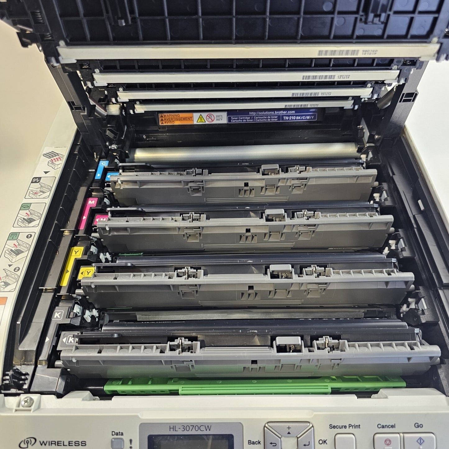 Brother HL-3070CW Wireless Toner Printer - Working - with Toners