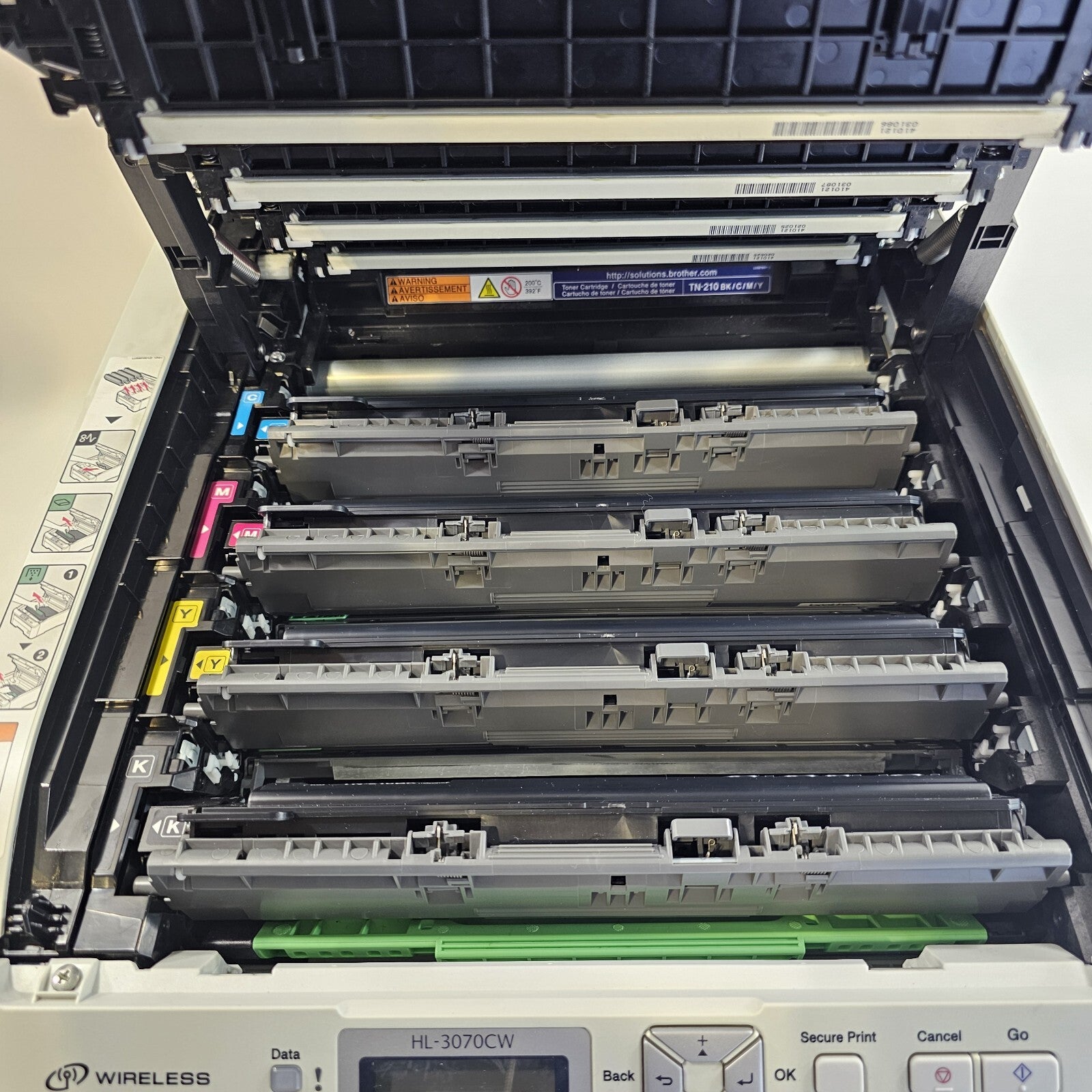 Brother HL-3070CW Wireless Toner Printer - Working - with Toners