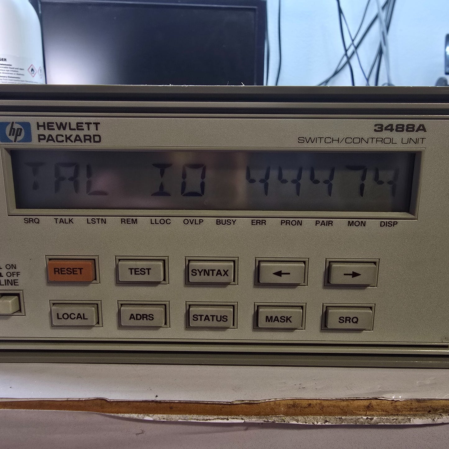 HP Agilent 44474A Digital Input/Output Switch Module - Tested and Working (1184)