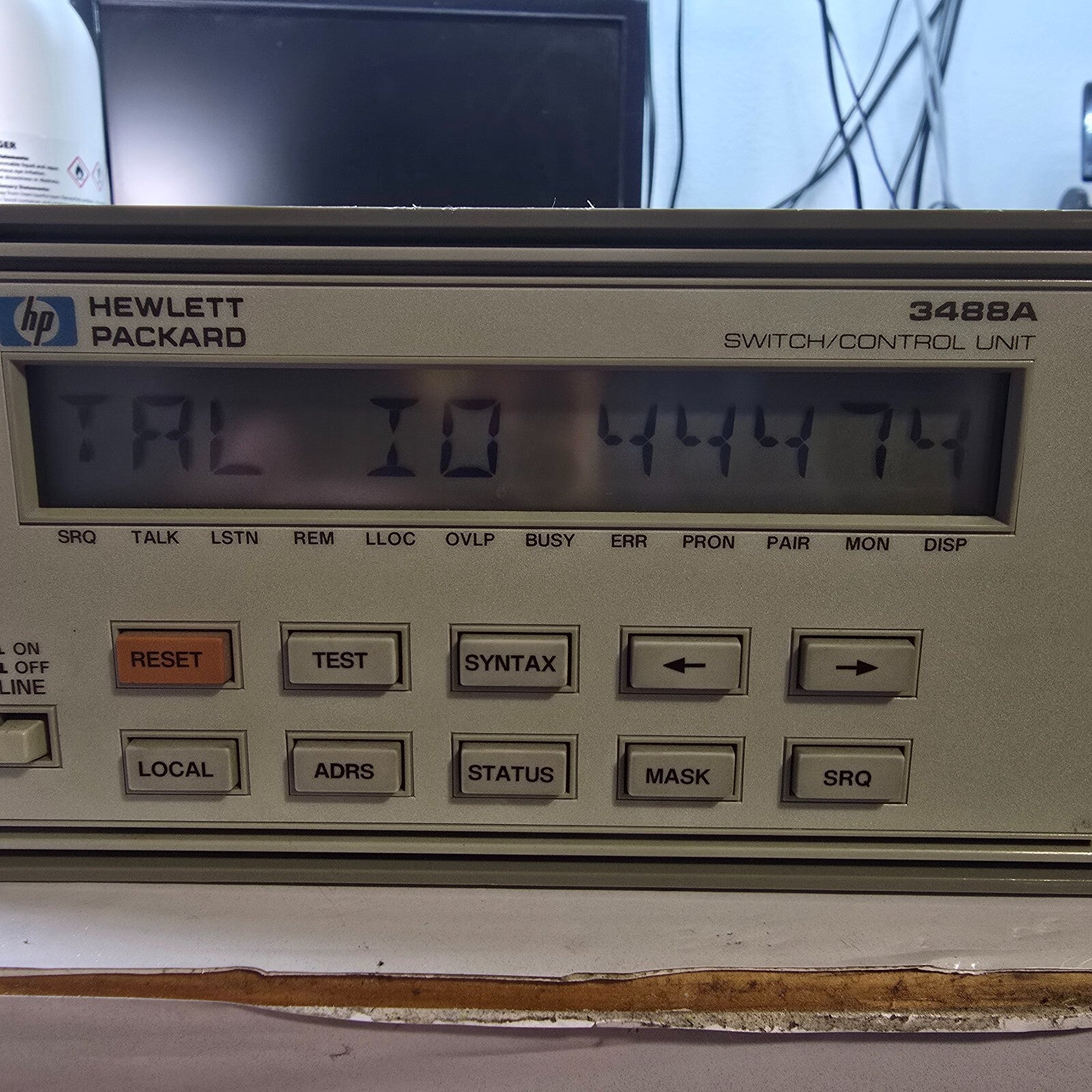 HP Agilent 44474A Digital Input/Output Switch Module - Tested and Working (1184)