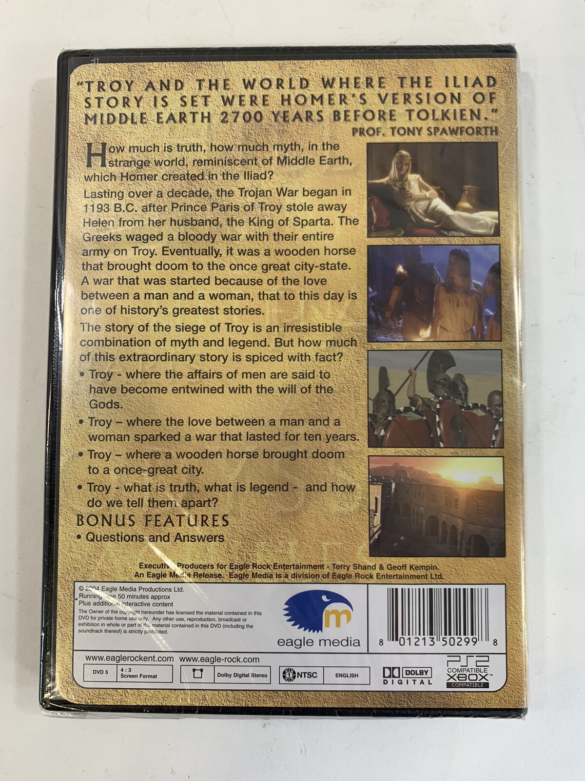 Troy: Myth or Reality (DVD, 2004) New, Factory Sealed Documentary