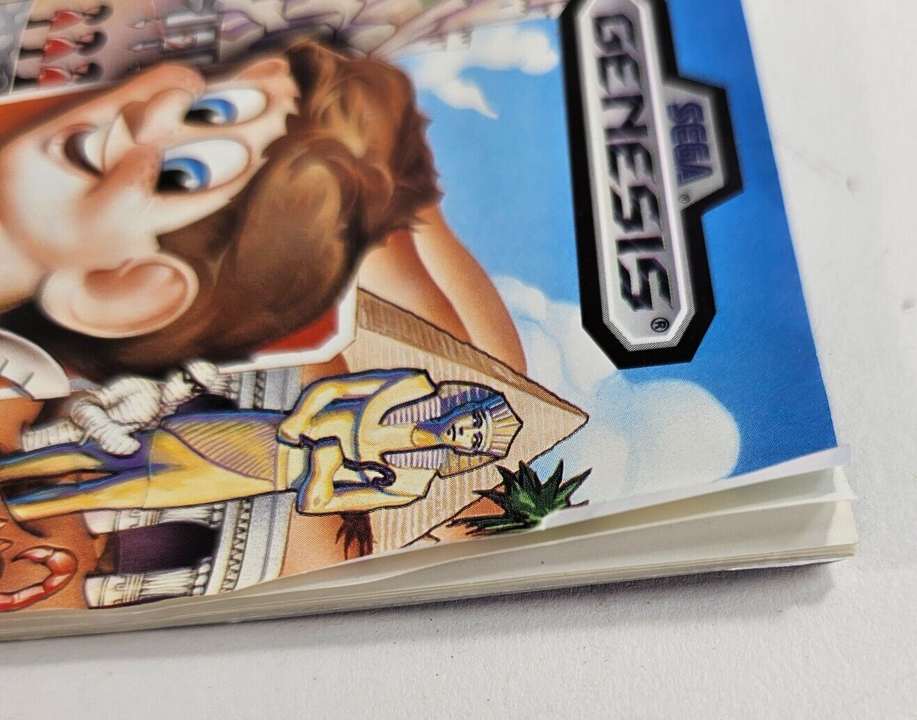 Alex Kidd in the Enchanted Castle (Sega Genesis, 1989) Game Case Manual - Tested