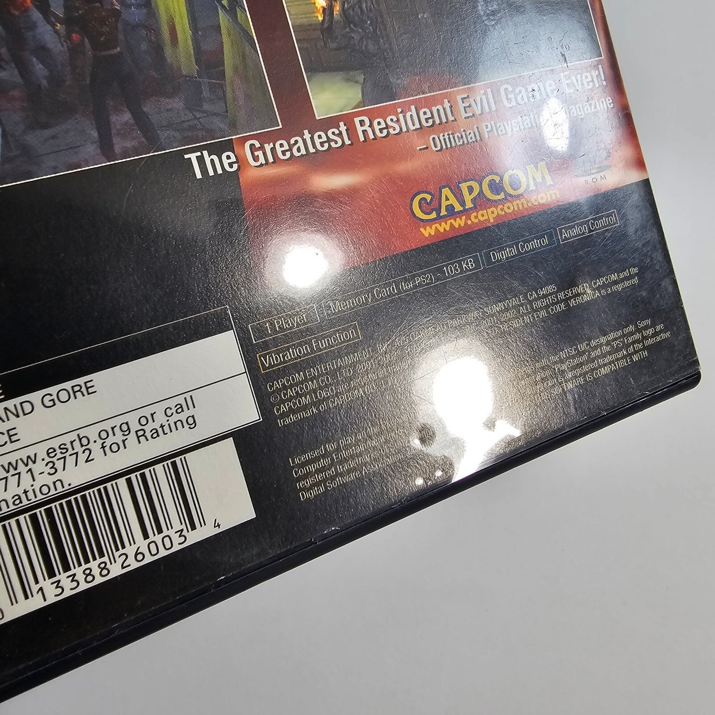 Resident Evil Code: Veronica X (PlayStation 2, 2001) Game Case Manual - Tested