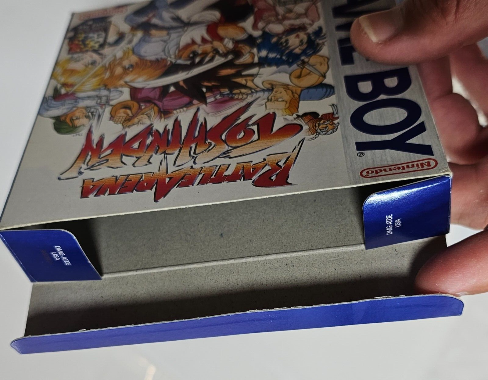 Genuine Battle Arena Toshinden (Nintendo Gameboy, 1995) Game Box Manual Inserts