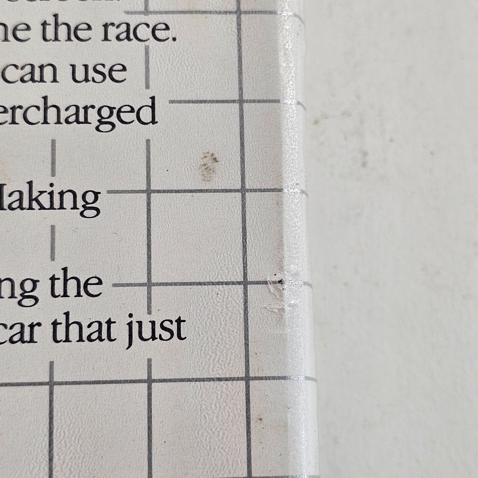 World Grand Prix (Sega Master System, 1986) Game Case Manual - Tested & Working