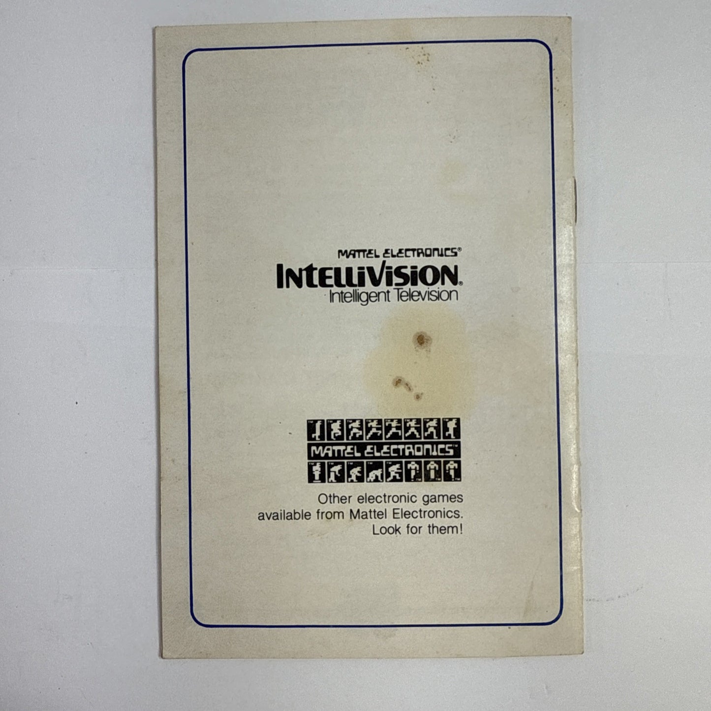 Tron Deadly Discs (Intellivision, 1982) Game Box Manual Overlay - Tested