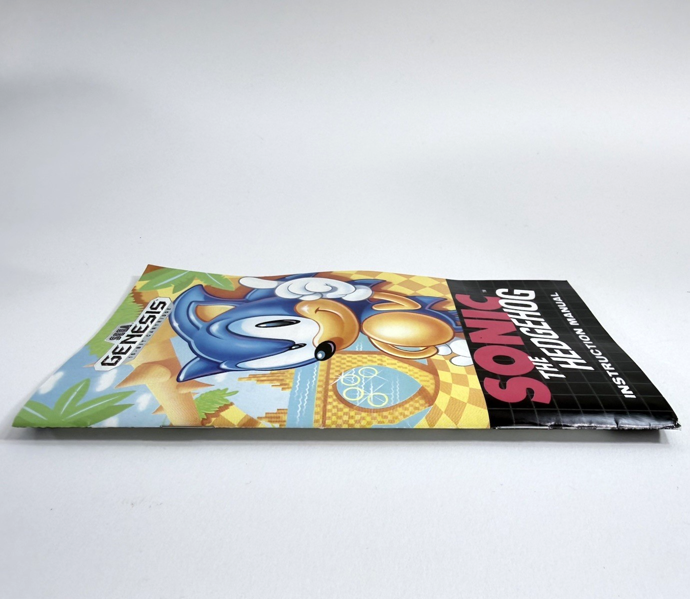 Sonic The Hedgehog (Sega Genesis, 1991) Original Retail Case & Manual - No Game