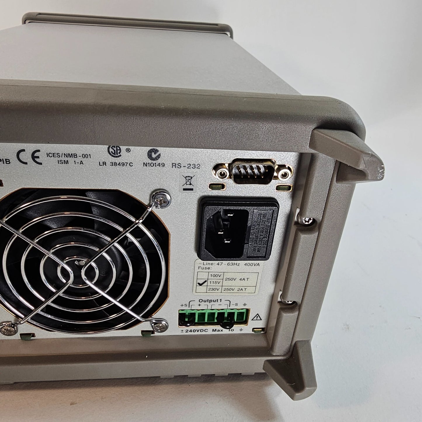 Agilent E3648A Dual Output DC Power Supply 0-8V,5A/0-20V,2.5A - Tested - 4552