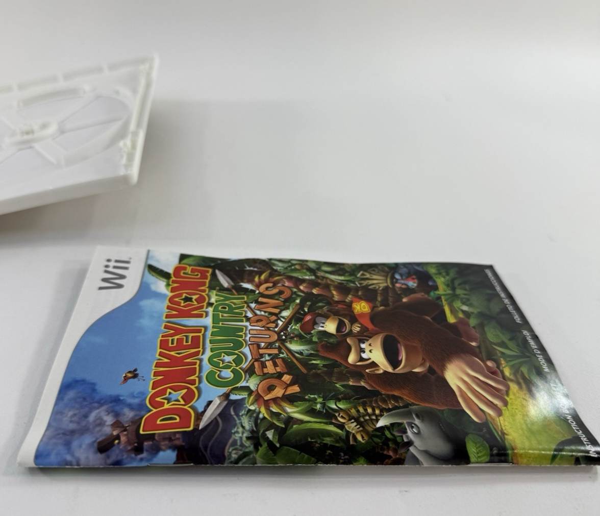 Donkey Kong Country Returns (Nintendo Wii, 2010) Game Case Manual - Tested