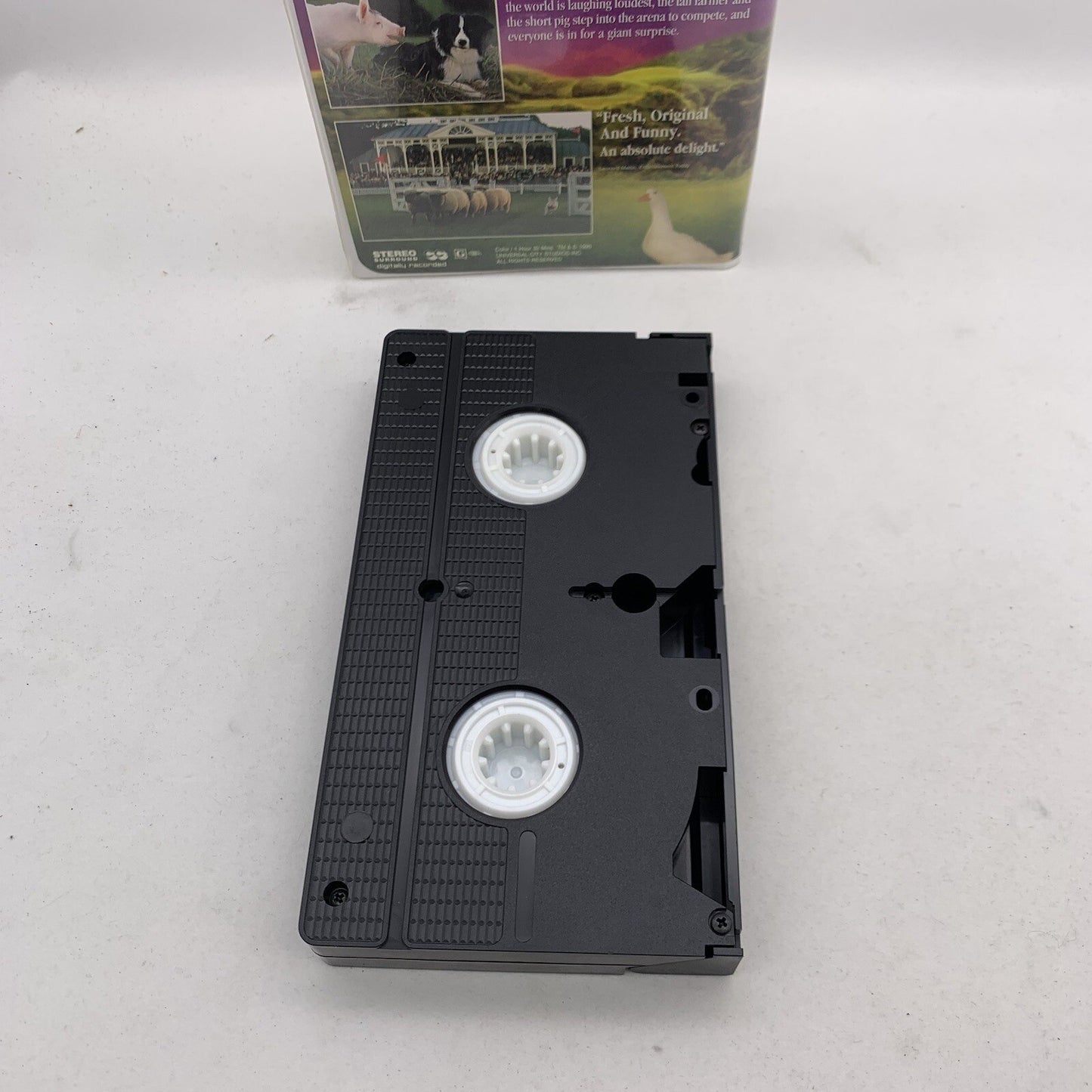 Babe and Babe: Pig in the City (VHS Clamshell Bundle) Tested and Working