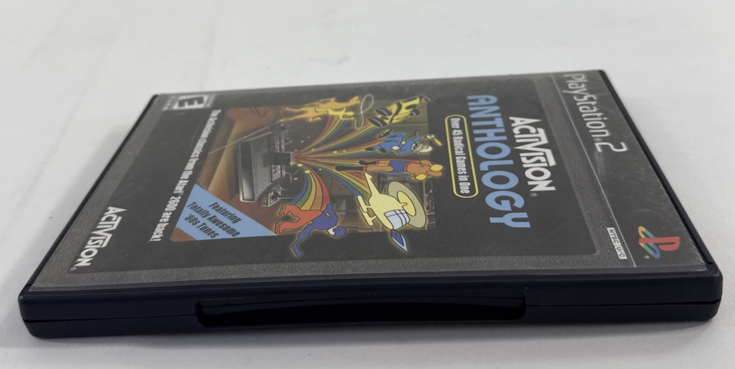 Activision Anthology (PlayStation 2, 2002) Game Case Manual Registration -Tested